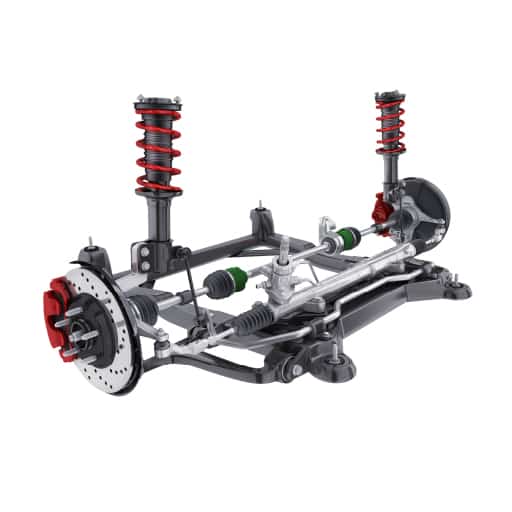 car suspension and brake system