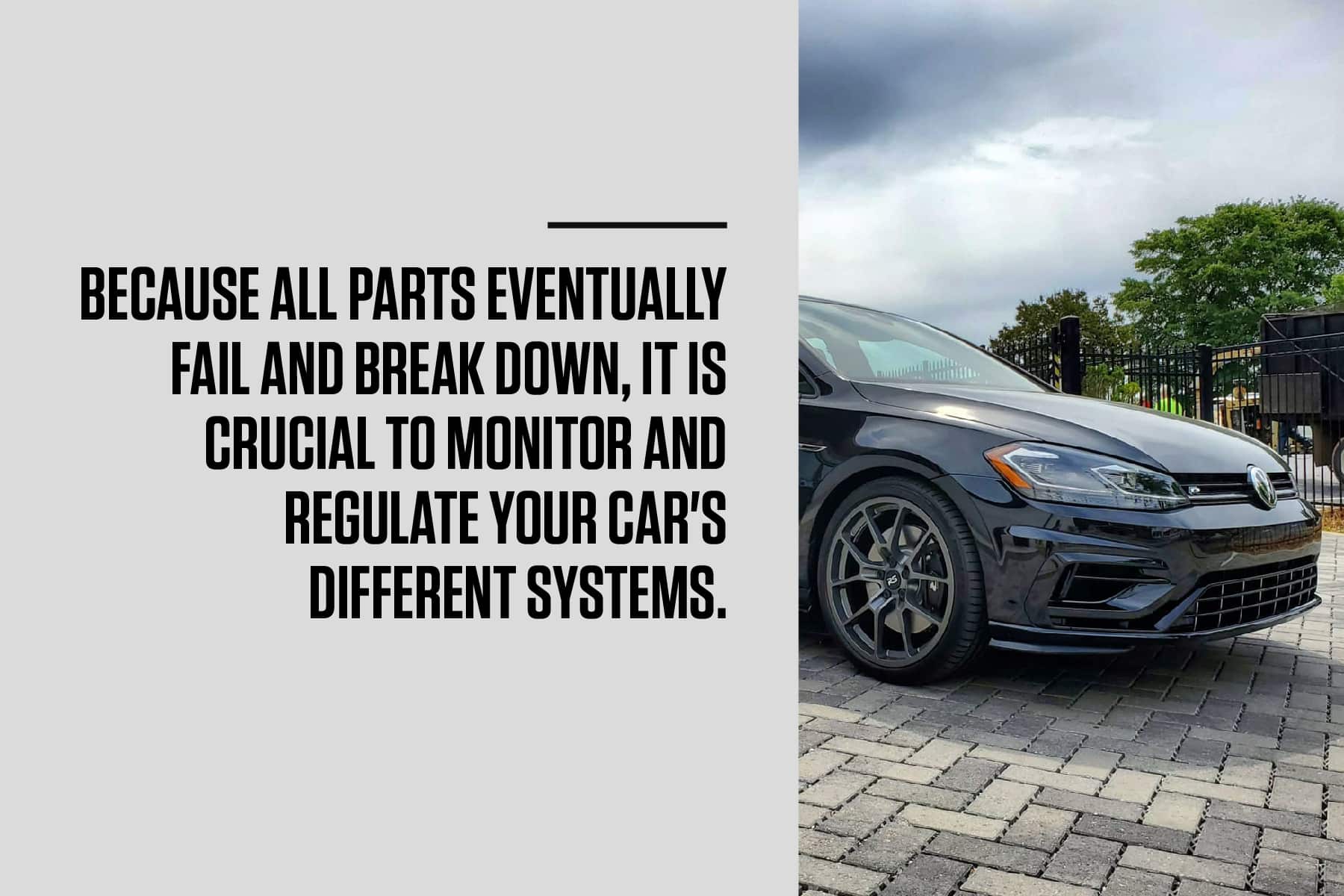 monitor and regulat your VW's maintenance