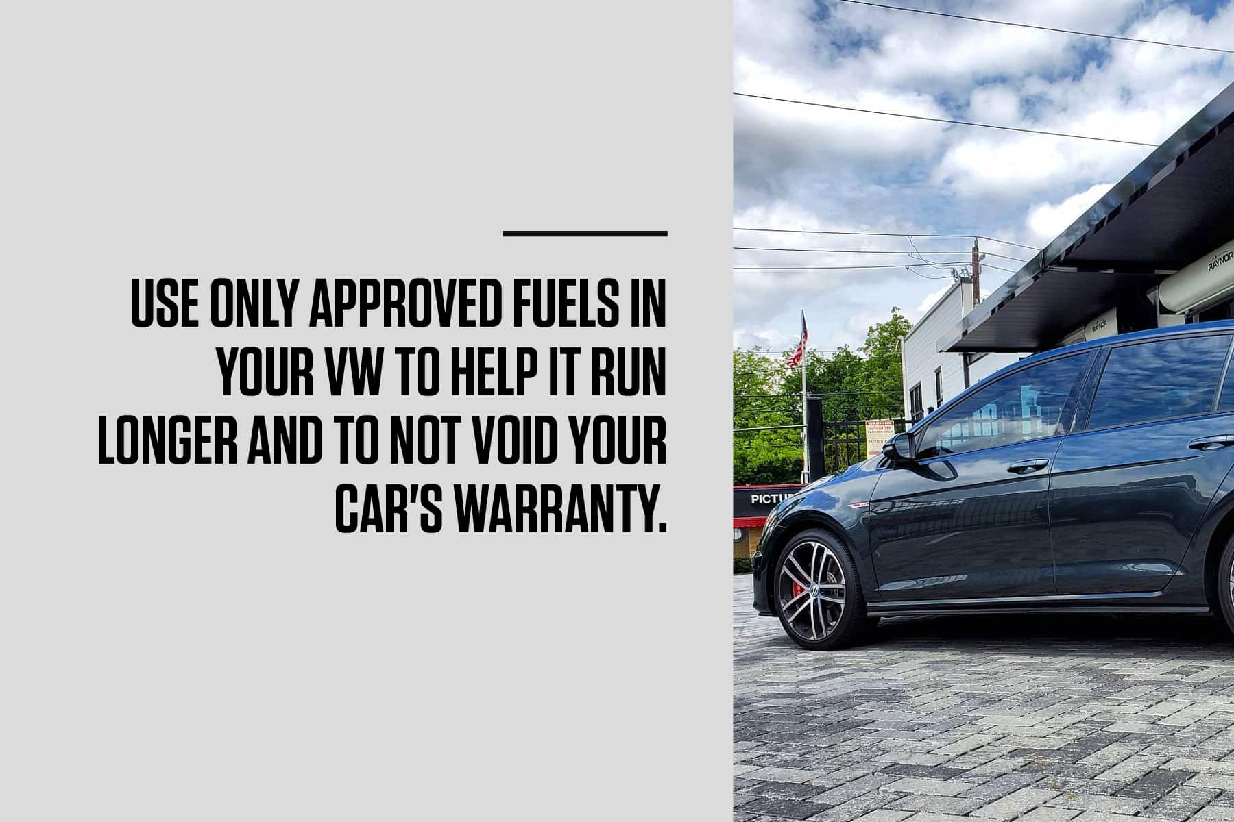 use only approved fluids in your volkswagen