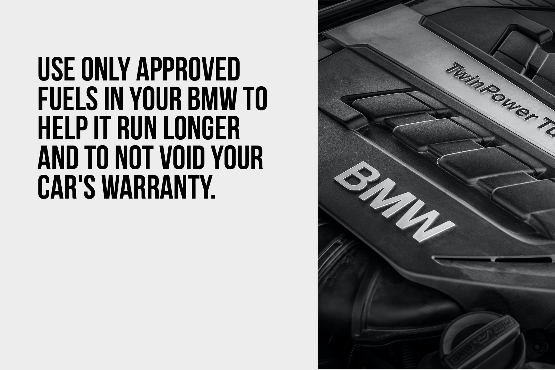 only use approved fuels in your BMW