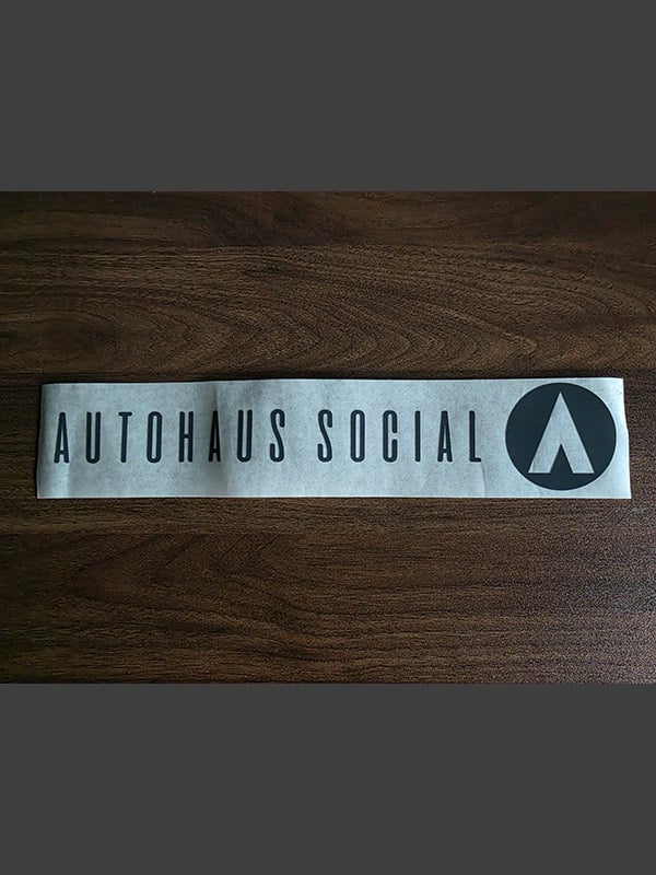 AutoHaus Social Sticker